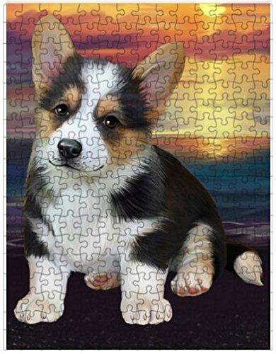 Corgi Dog Puzzle with Photo Tin D500