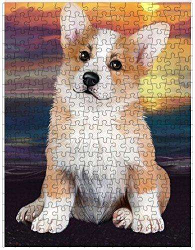 Corgi Dog Puzzle with Photo Tin D501