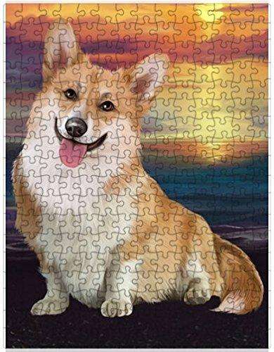 Corgi Dog Puzzle with Photo Tin