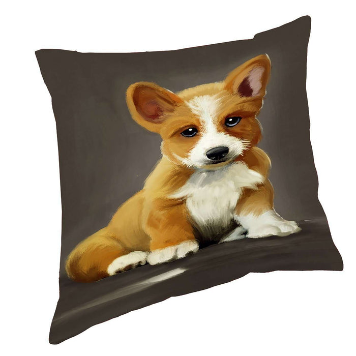 Corgi Dog Throw Pillow
