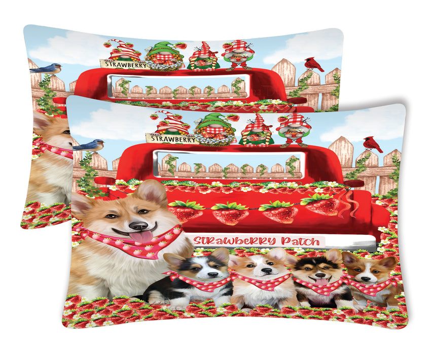 Corgi Pillow Case, Explore a Variety of Designs, Personalized, Soft and Cozy Pillowcases Set of 2, Custom, Dog Lover's Gift