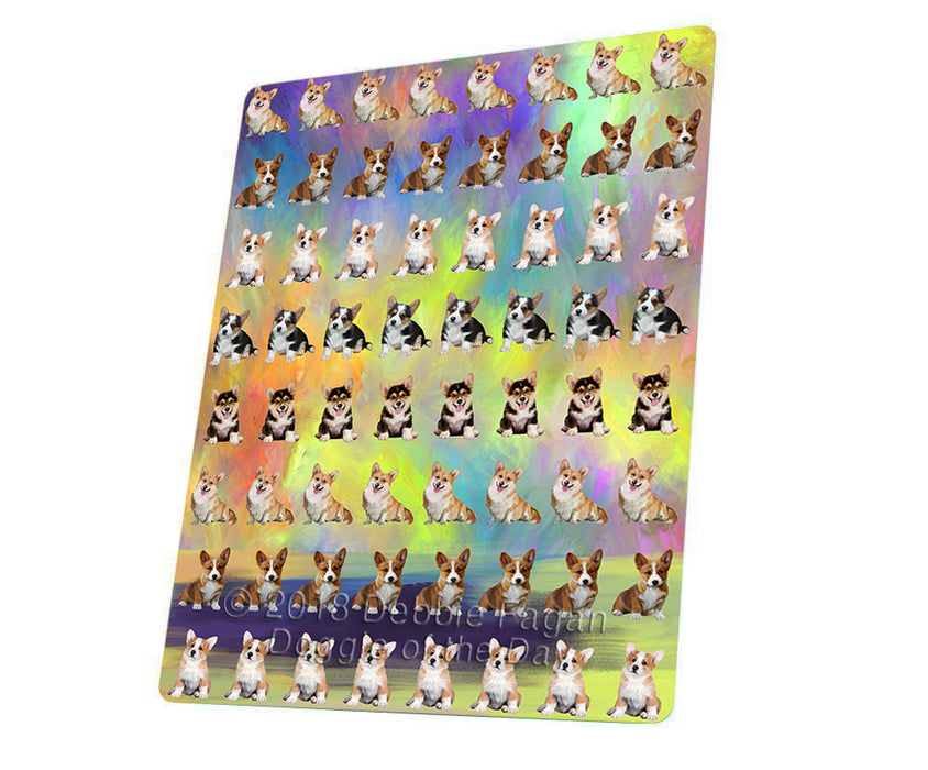 Paradise Wave Pembroke Welsh Corgi Dogs Blanket BLNKT134166