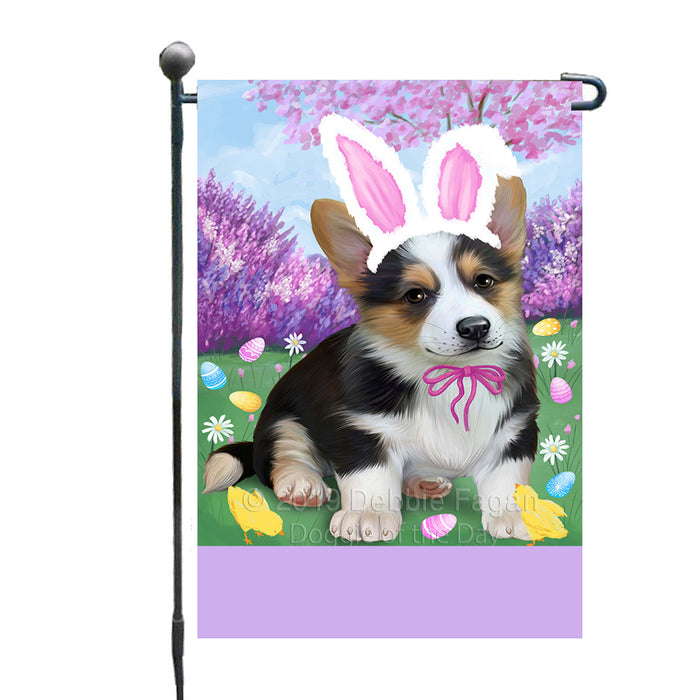 Personalized Easter Holiday Corgi Dog Custom Garden Flags GFLG-DOTD-A58847