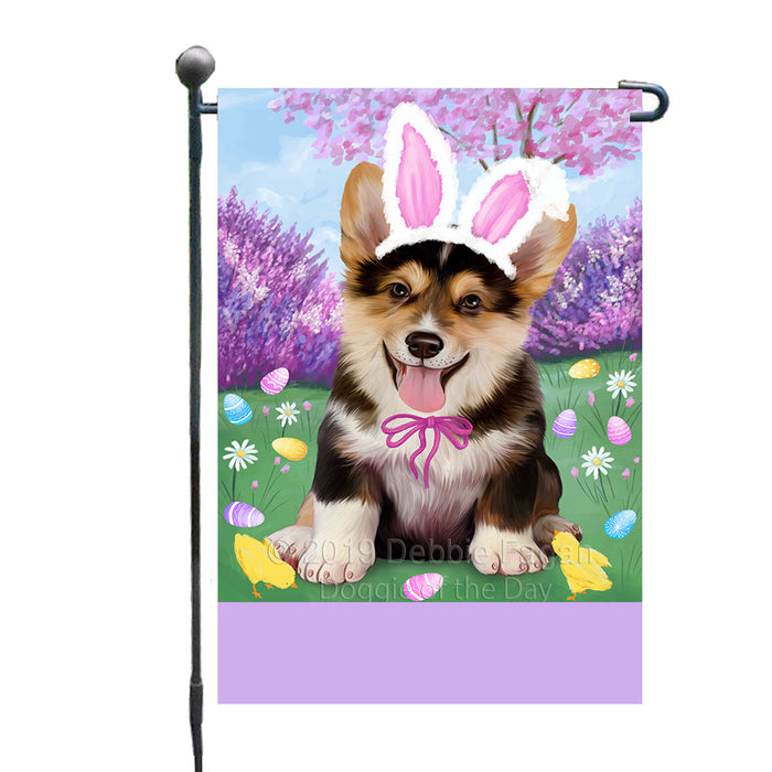 Personalized Easter Holiday Corgi Dog Custom Garden Flags GFLG-DOTD-A58848