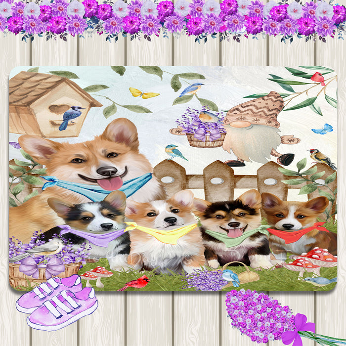 Corgi Area Rug and Runner: Explore a Variety of Custom Designs, Personalized, Floor Carpet Indoor Rugs for Home and Living Room, Gift for Pet and Dog Lovers