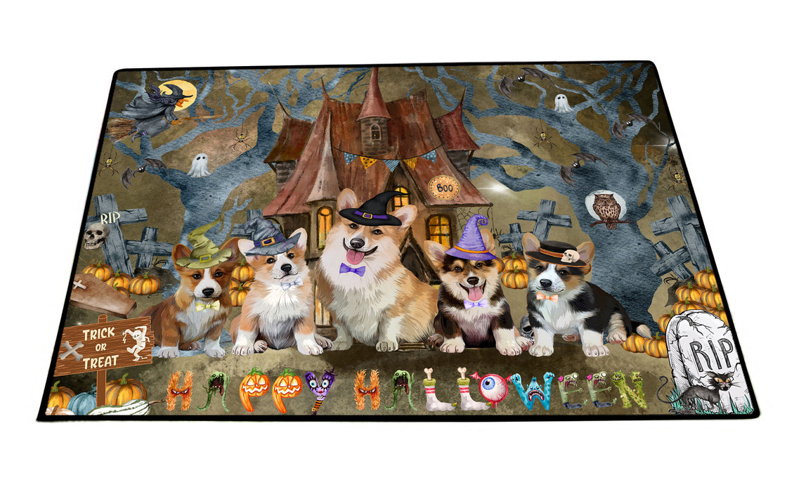 Corgi Floor Mat, Non-Slip Door Mats for Indoor and Outdoor, Custom, Explore a Variety of Personalized Designs, Dog Gift for Pet Lovers