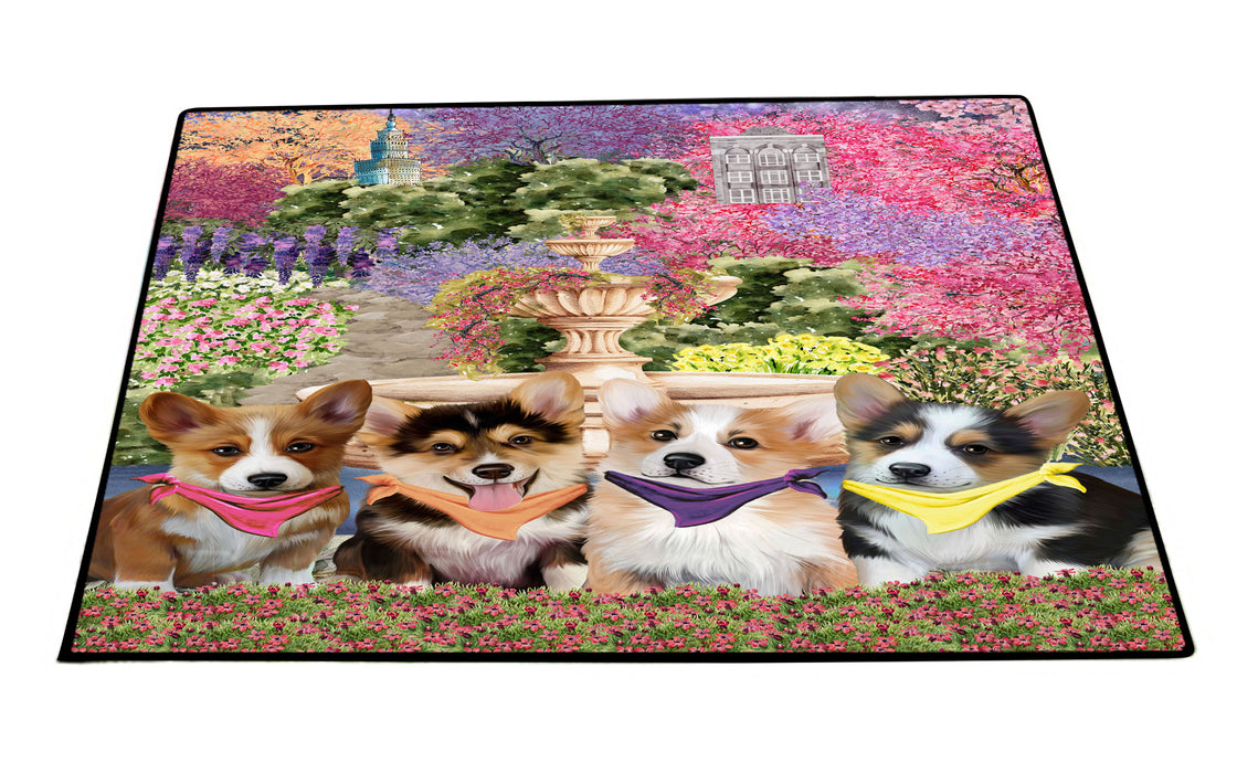 Corgi Floor Mat, Explore a Variety of Custom Designs, Personalized, Non-Slip Door Mats for Indoor and Outdoor Entrance, Pet Gift for Dog Lovers