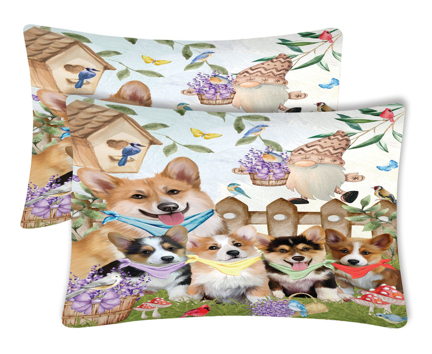 Corgi Pillow Case: Explore a Variety of Designs, Custom, Standard Pillowcases Set of 2, Personalized, Halloween Gift for Pet and Dog Lovers