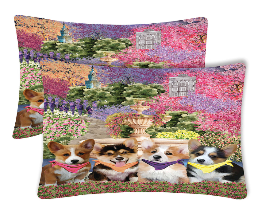 Corgi Pillow Case, Standard Pillowcases Set of 2, Explore a Variety of Designs, Custom, Personalized, Pet & Dog Lovers Gifts