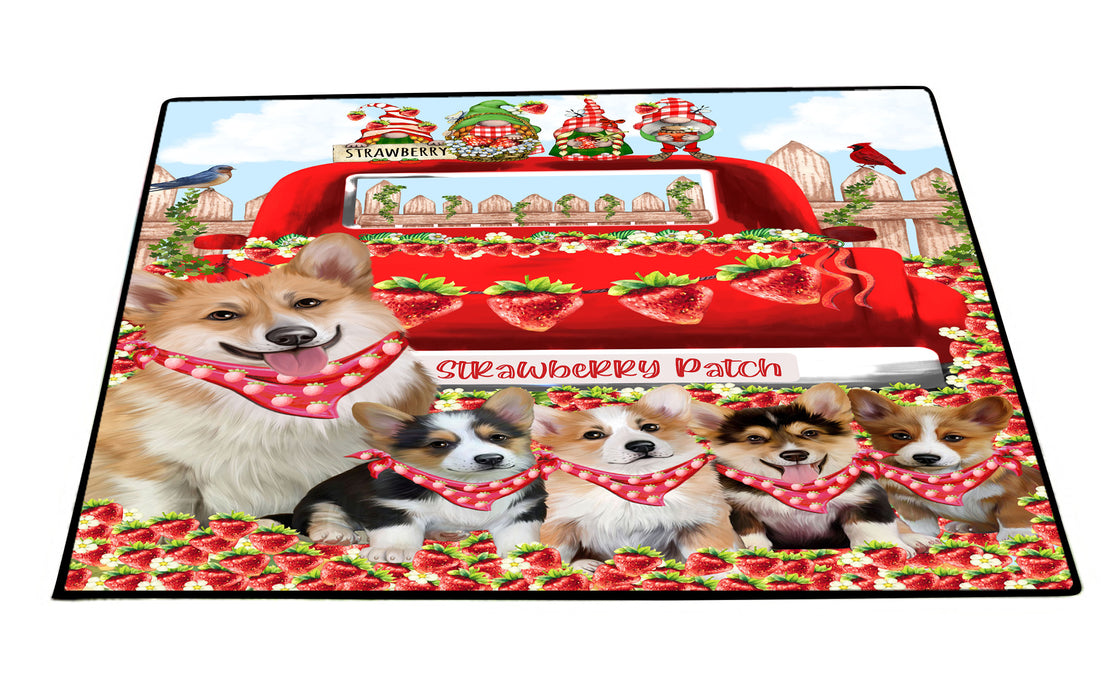 Corgi Floor Mat: Explore a Variety of Designs, Custom, Personalized, Anti-Slip Door Mats for Indoor and Outdoor, Gift for Dog and Pet Lovers