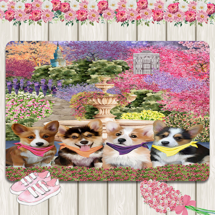 Corgi Area Rug and Runner, Explore a Variety of Designs, Indoor Floor Carpet Rugs for Living Room and Home, Personalized, Custom, Dog Gift for Pet Lovers