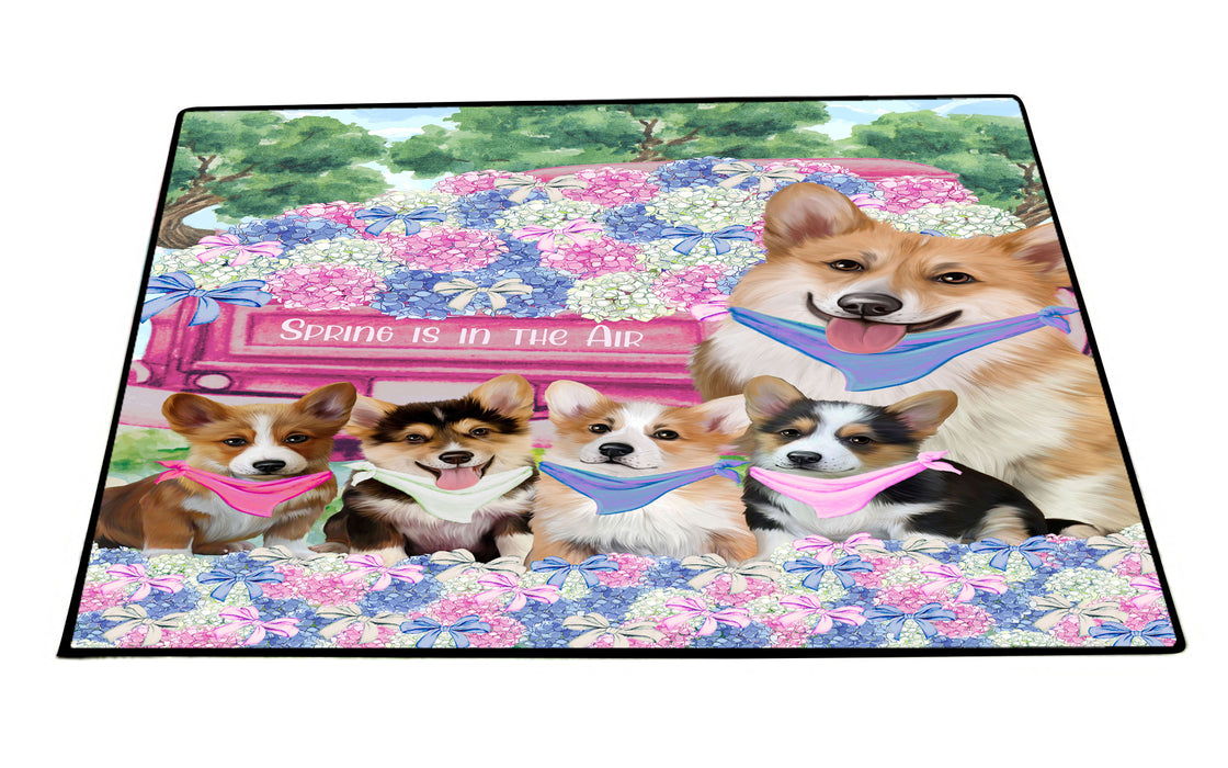 Corgi Floor Mat: Explore a Variety of Designs, Anti-Slip Doormat for Indoor and Outdoor Welcome Mats, Personalized, Custom, Pet and Dog Lovers Gift