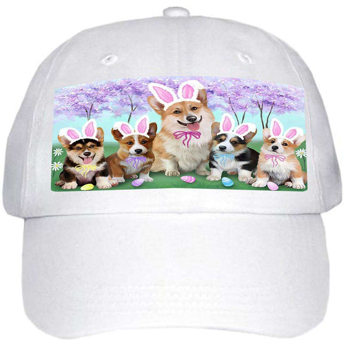Corgis Dog Easter Holiday Ball Hat Cap HAT51075