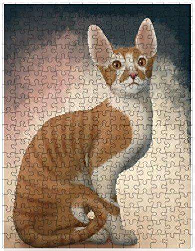 Cornish Red Cat Puzzle with Photo Tin