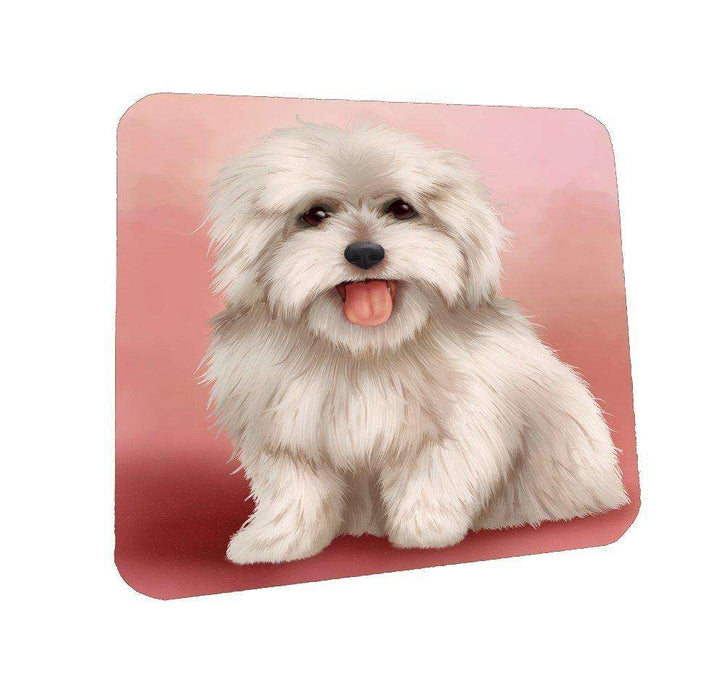 Coton De Tulear Dog Coasters Set of 4