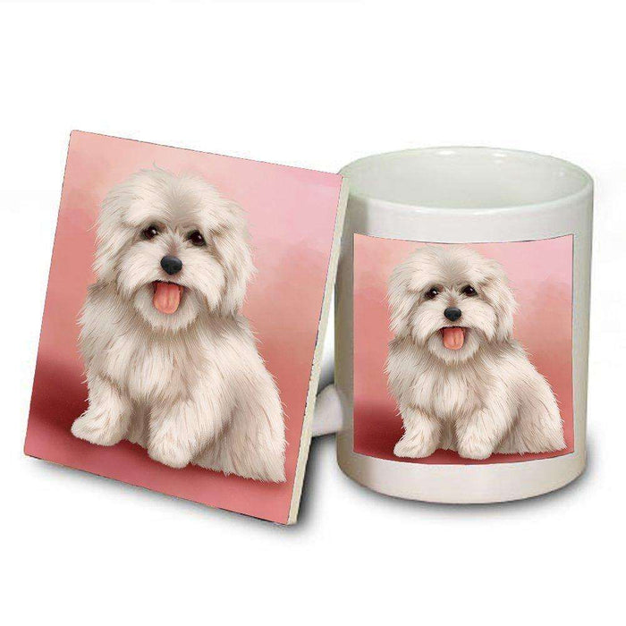 Coton De Tulear Dog Mug and Coaster Set
