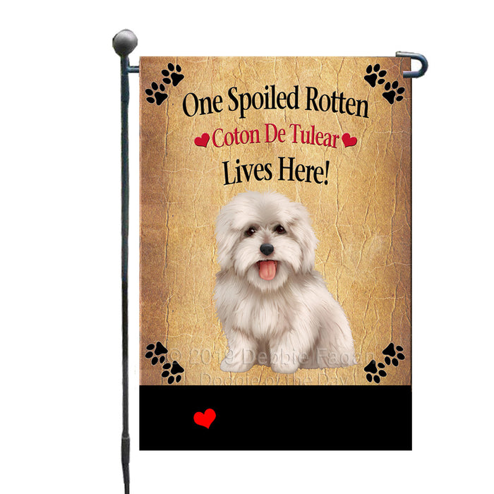 Personalized Spoiled Rotten Coton De Tulear Dog GFLG-DOTD-A63183