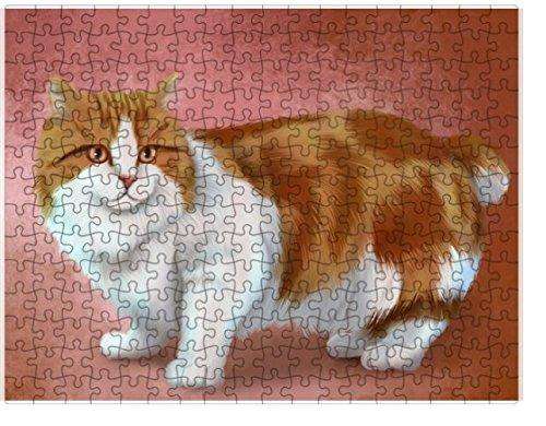 Cymric Orange And White Cat Puzzle