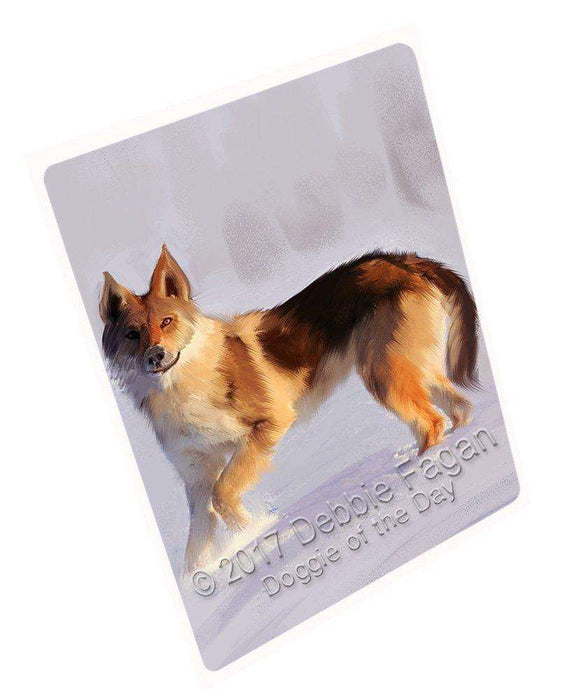 Czechoslovakian Wolfdog Dog Large Refrigerator / Dishwasher Magnet D342