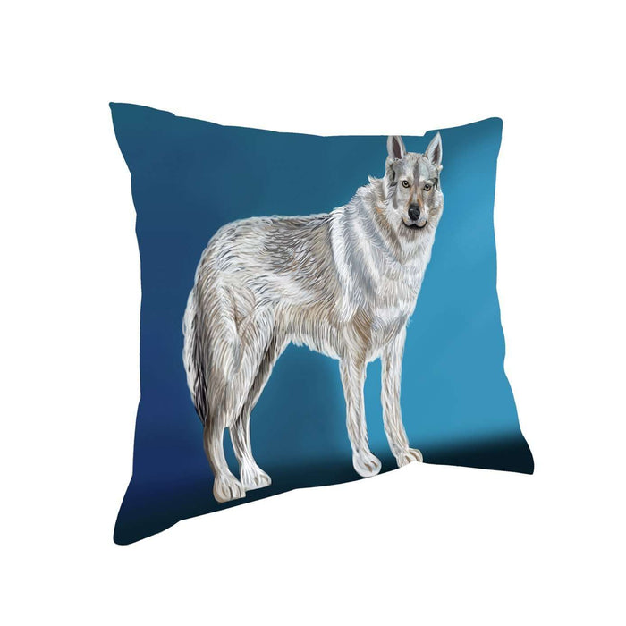 Czechoslovakian Wolfdog Dog Throw Pillow