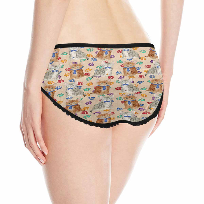 Bengal Cats Blue  Women&#039;s All Over Print Classic Briefs