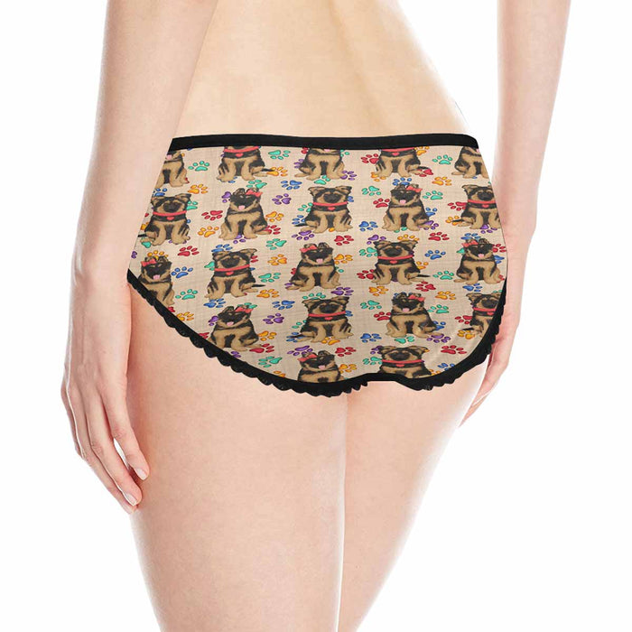 German Shepherd Dogs Red  Women&#039;s All Over Print Classic Briefs