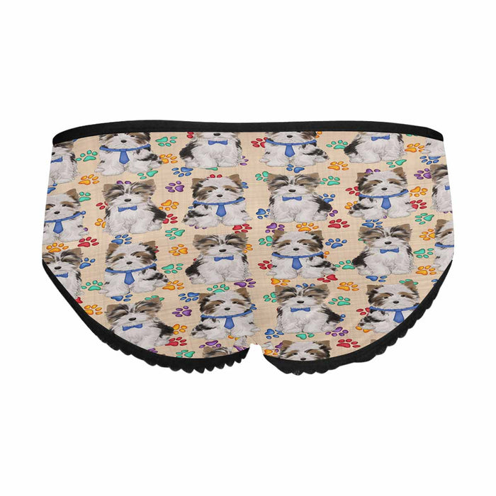 Biewer Dogs Blue  Women&#039;s All Over Print Classic Briefs