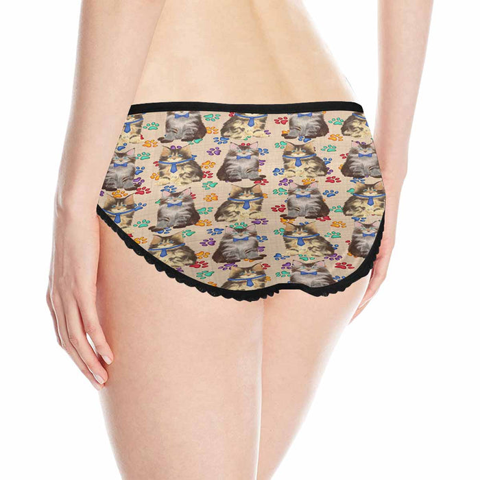 Maine Coon Cats Blue  Women&#039;s All Over Print Classic Briefs