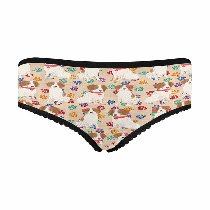 Brittany Spaniel Dogs Red  Women&#039;s All Over Print Classic Briefs