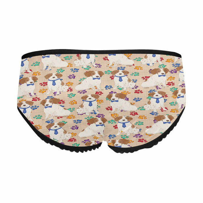 Brittany Spaniel Dogs Blue  Women&#039;s All Over Print Classic Briefs