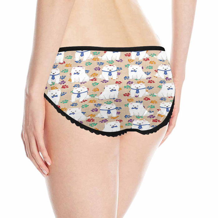 American Eskimo Dogs Blue  Women&#039;s All Over Print Classic Briefs