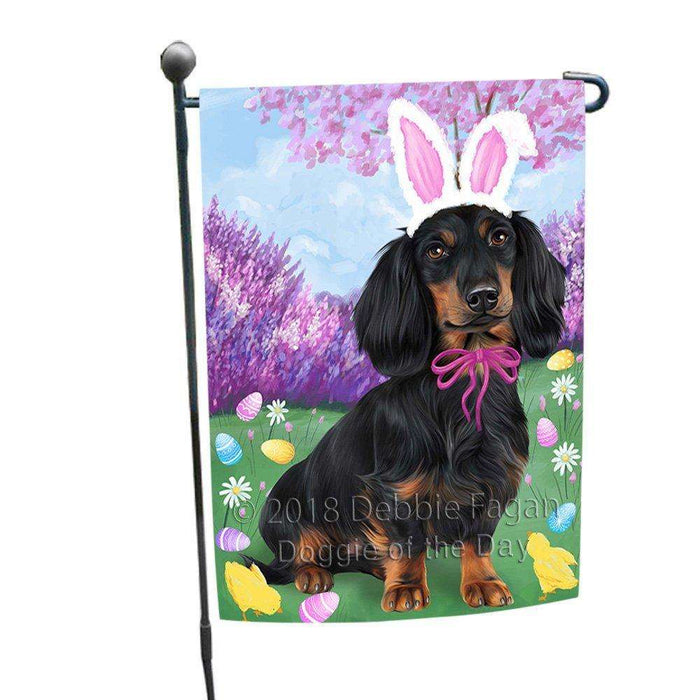 Dachshund Dog Easter Holiday Garden Flag GFLG49028