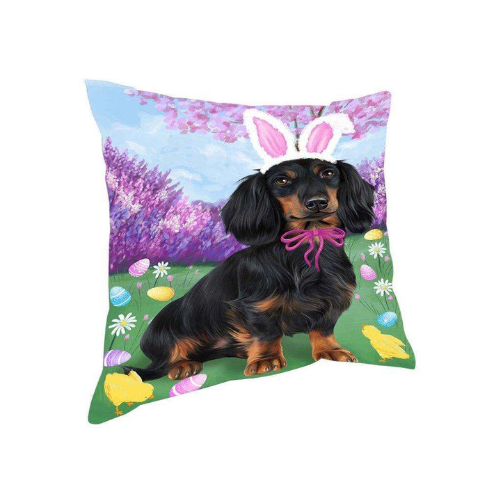 Dachshund Dog Easter Holiday Pillow PIL52332