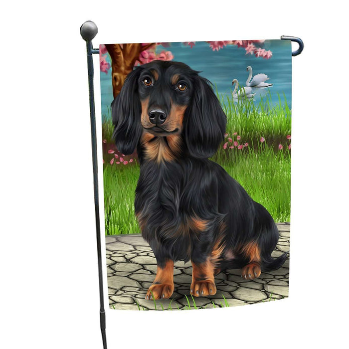 Dachshund Dog Garden Flag