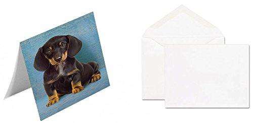 Dachshund Dog Handmade Artwork Assorted Pets Greeting Cards and Note Cards with Envelopes for All Occasions and Holiday Seasons