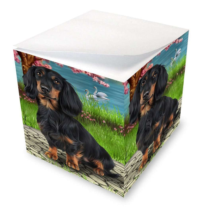 Dachshund Dog Note Cube