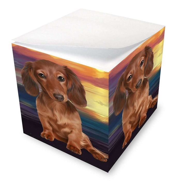 Dachshund Dog Note Cube