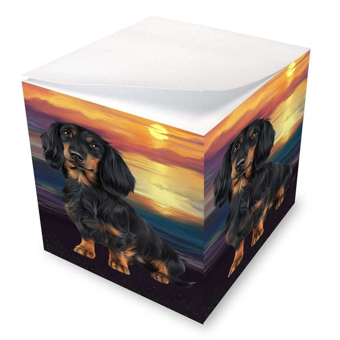 Dachshund Dog Note Cube