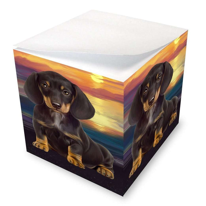 Dachshund Dog Note Cube