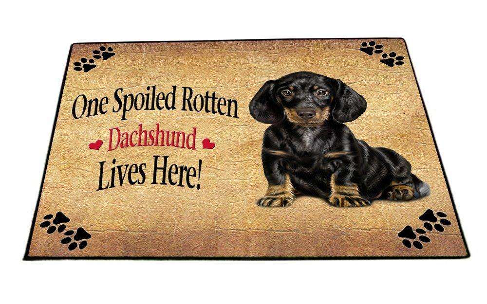 Dachshund Spoiled Rotten Dog Indoor/Outdoor Floormat