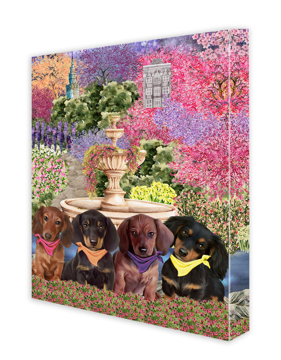 Dachshund Canvas: Explore a Variety of Custom Designs, Personalized, Digital Art Wall Painting, Ready to Hang Room Decor, Gift for Pet & Dog Lovers