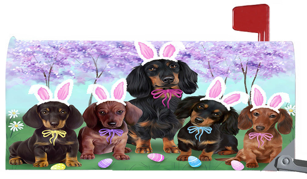 Easter Holidays Dachshund Dogs Magnetic Mailbox Cover MBC48393