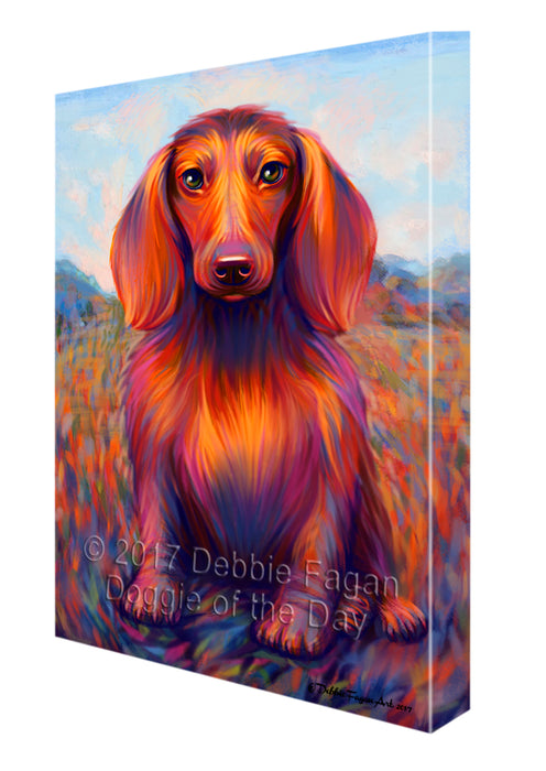 Mystic Blaze Dachshund Dog Canvas Wall Art CVS49314