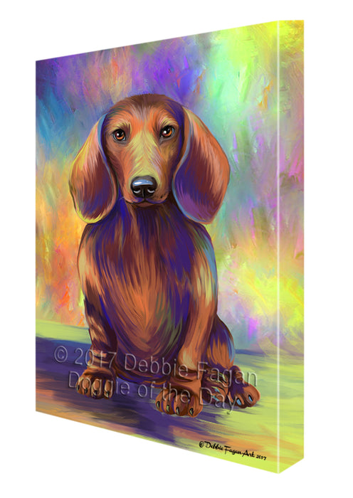 Paradise Wave Dachshund Dog Canvas Wall Art CVS49323