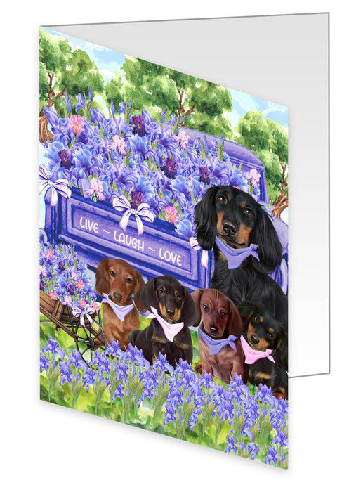 Dachshund Greeting Cards & Note Cards: Invitation Card with Envelopes Multi Pack, Personalized, Explore a Variety of Designs, Custom, Dog Gift for Pet Lovers
