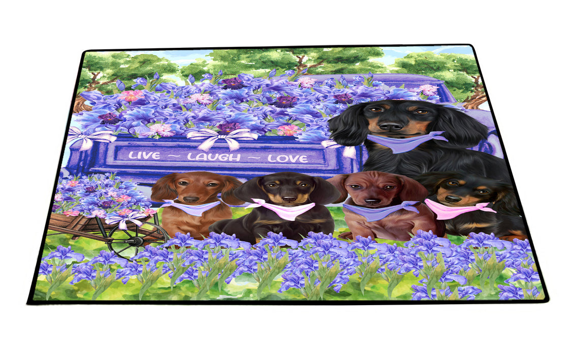 Dachshund Floor Mat, Non-Slip Door Mats for Indoor and Outdoor, Custom, Explore a Variety of Personalized Designs, Dog Gift for Pet Lovers
