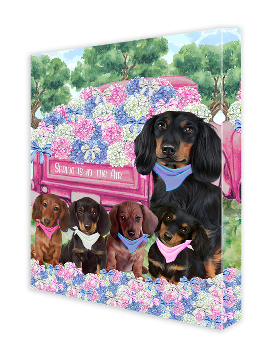 Dachshund Canvas: Explore a Variety of Personalized Designs, Custom, Digital Art Wall Painting, Ready to Hang Room Decor, Gift for Dog and Pet Lovers