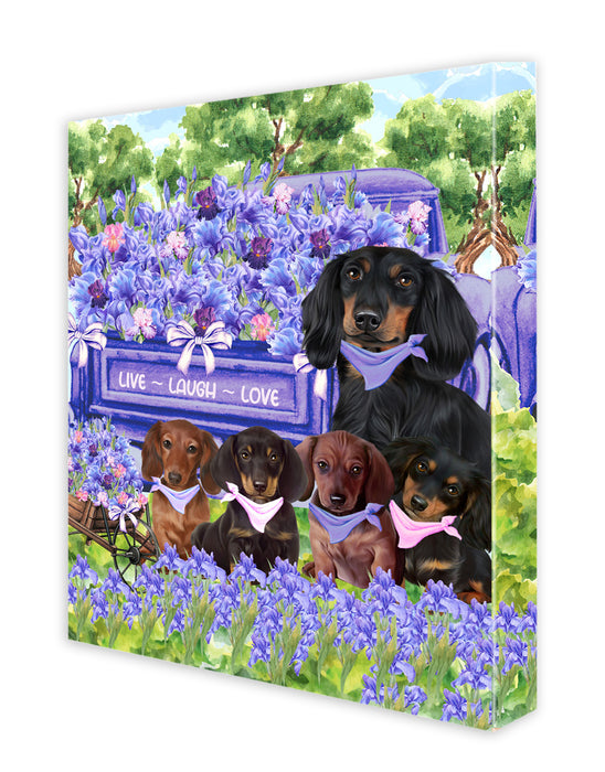 Dachshund Canvas: Explore a Variety of Custom Designs, Personalized, Digital Art Wall Painting, Ready to Hang Room Decor, Gift for Pet & Dog Lovers