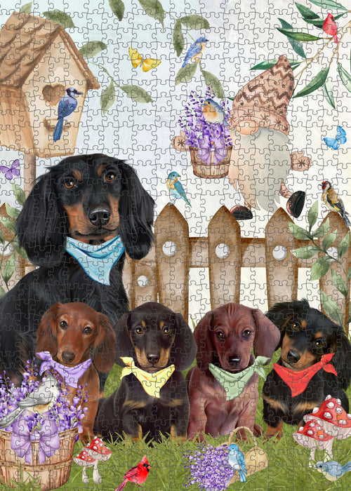 Dachshund Jigsaw Puzzle: Explore a Variety of Designs, Interlocking Halloween Puzzles for Adult, Custom, Personalized, Pet Gift for Dog Lovers