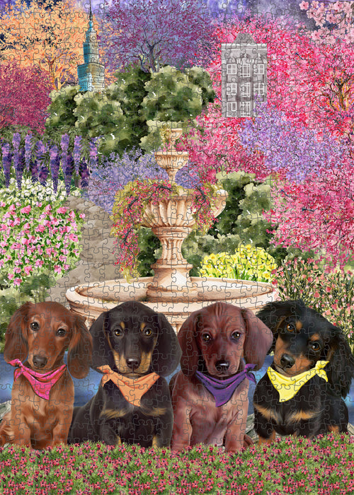 Dachshund Jigsaw Puzzle: Explore a Variety of Designs, Interlocking Halloween Puzzles for Adult, Custom, Personalized, Pet Gift for Dog Lovers